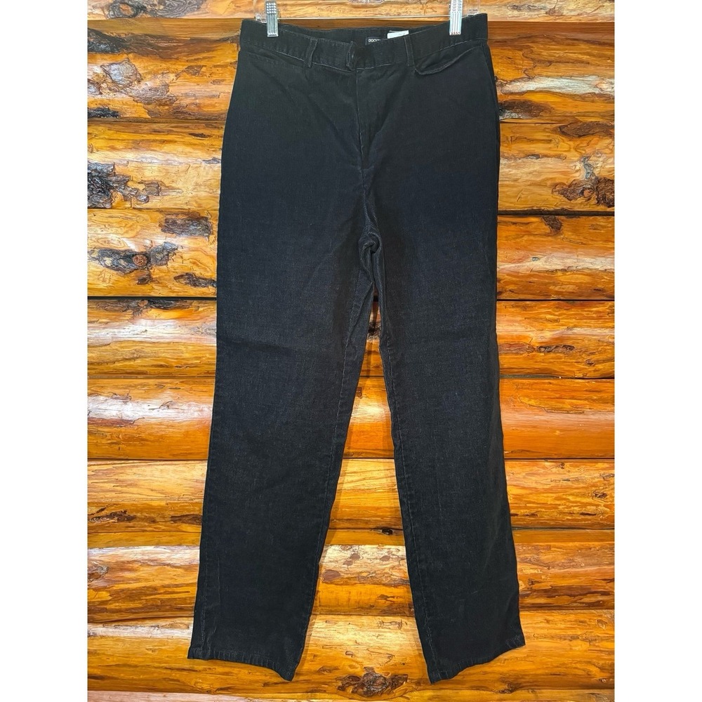 Dockers Stretch‎ Black Corduroy Pants Size 12 R